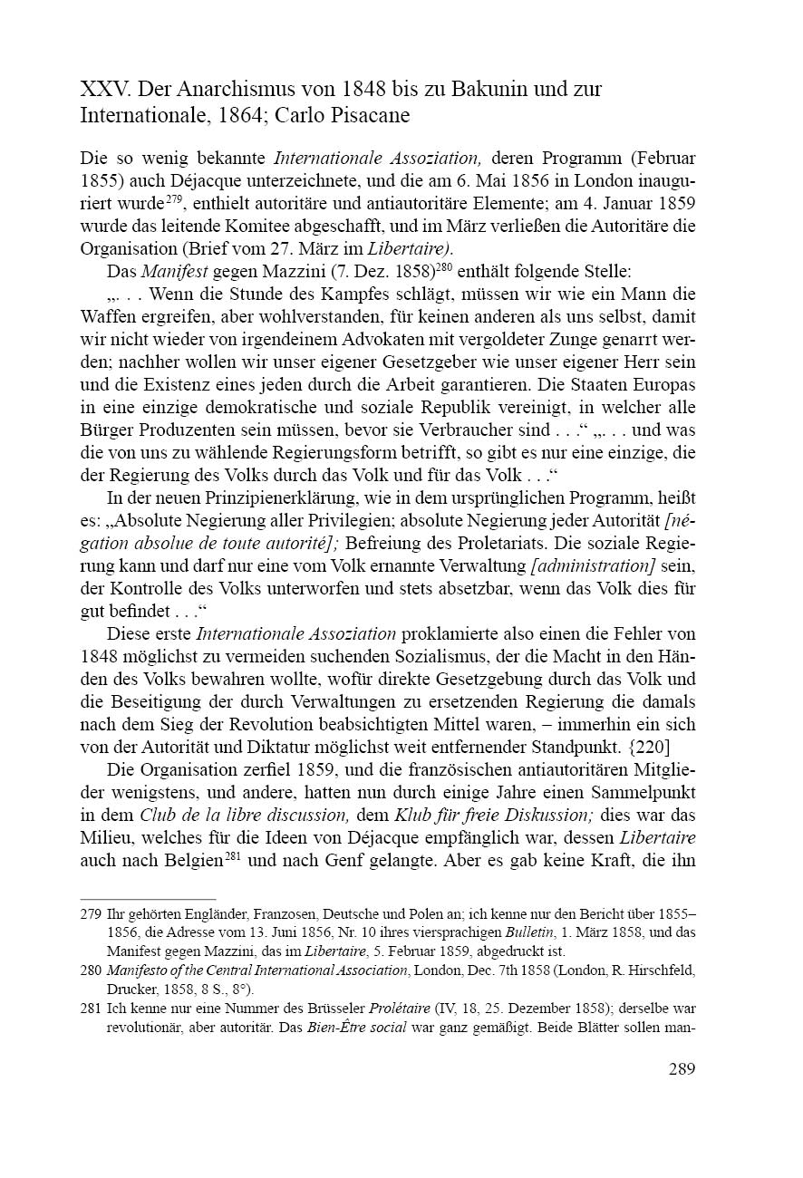 Geschichte der Anarchie - Band 1, Seite 289